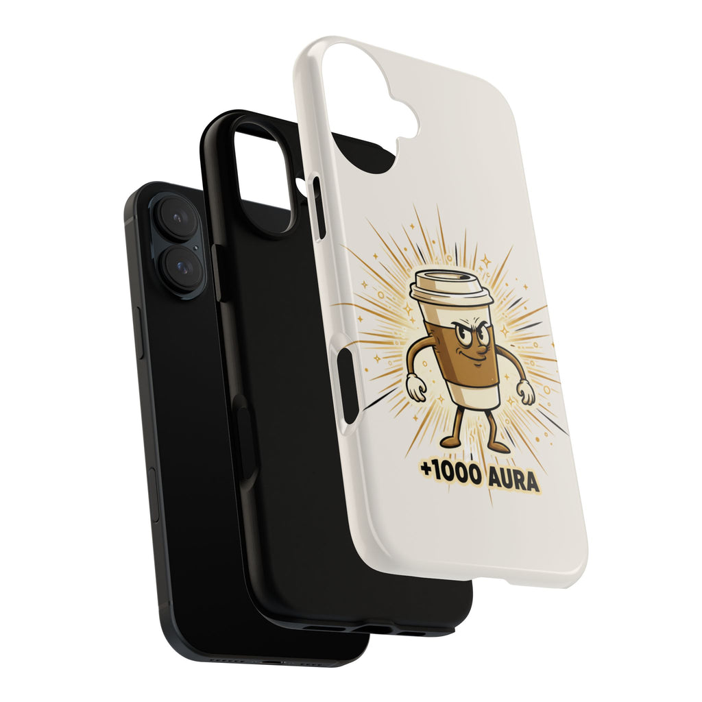 Coffee +1000 Aura - Phone Case