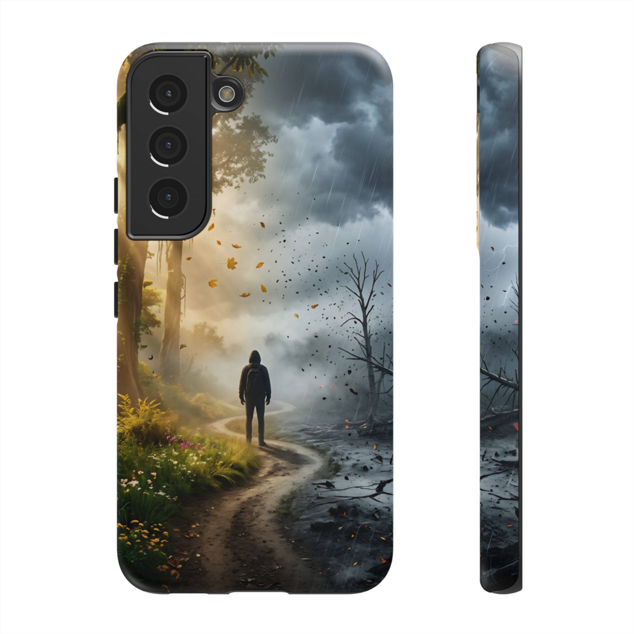 Contrasting Light/Dark Art - Phone Case