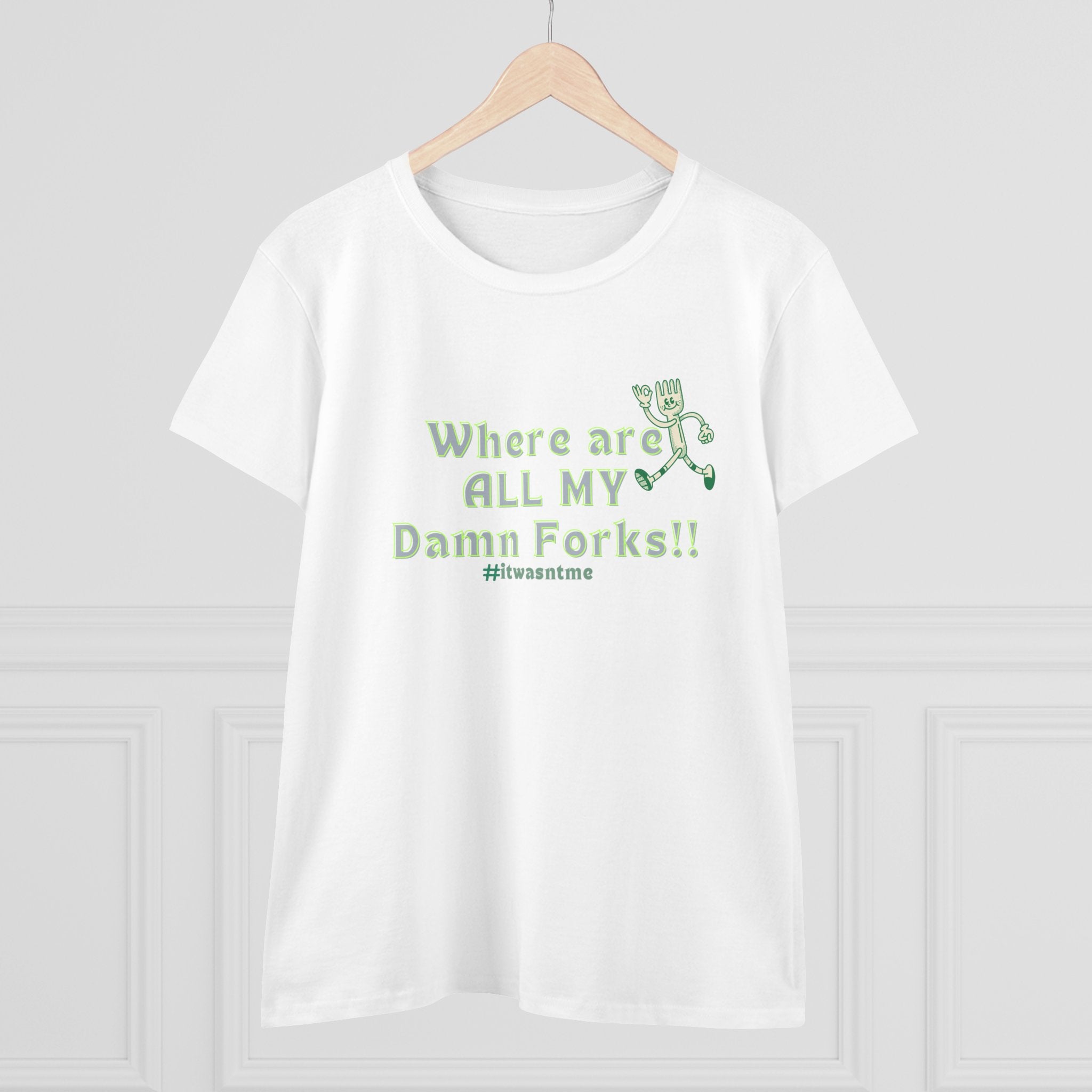 Where are ALL MY Damn Forks Mom T‑Shirt – Funny Mother's Day Tee for Moms