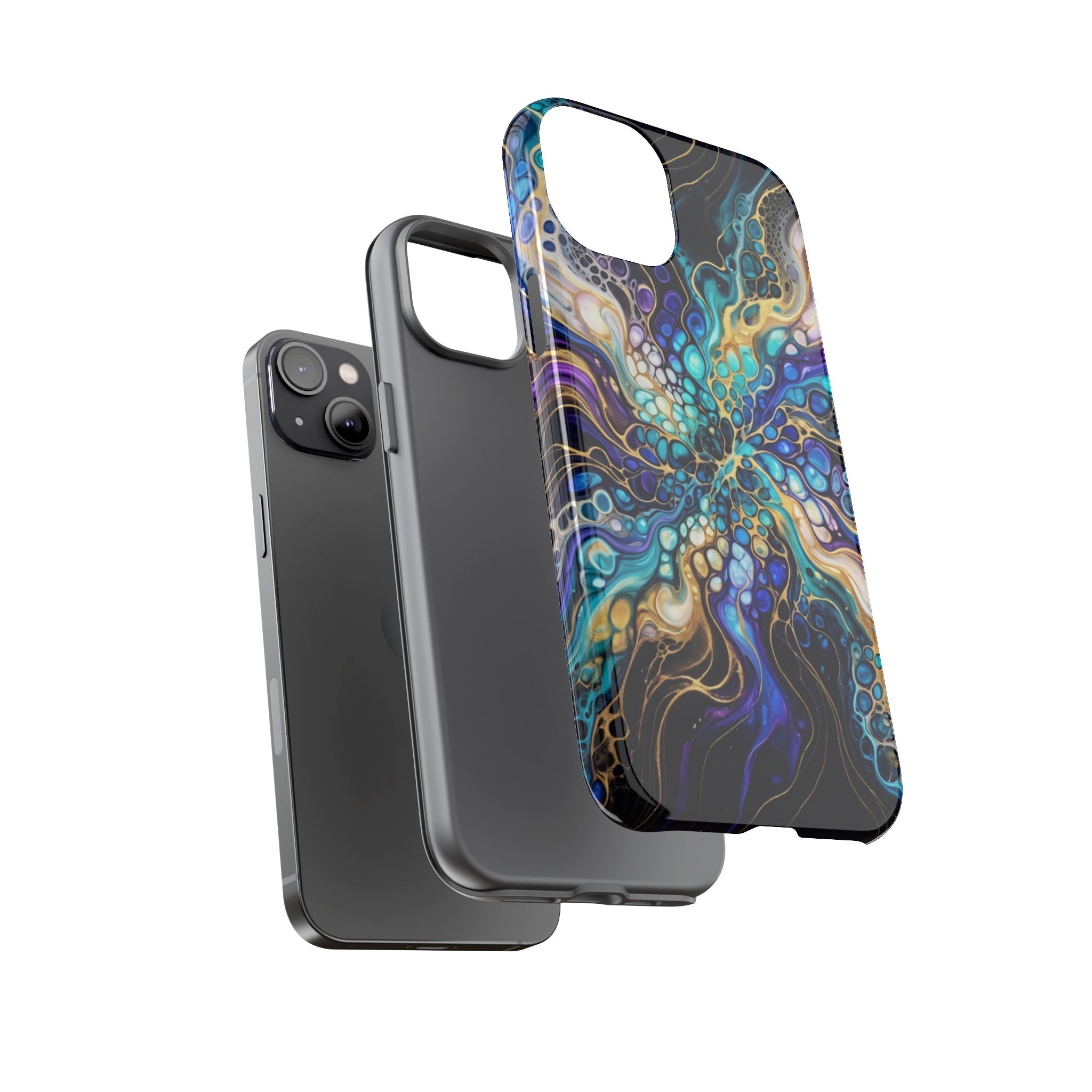 Liquid Cosmos Bloom - Phone Case