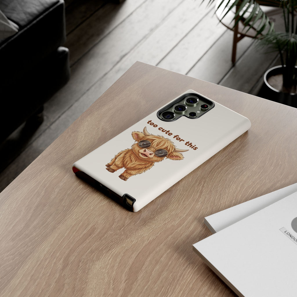 Highland Cow Phone Case — Too Cute for This Design