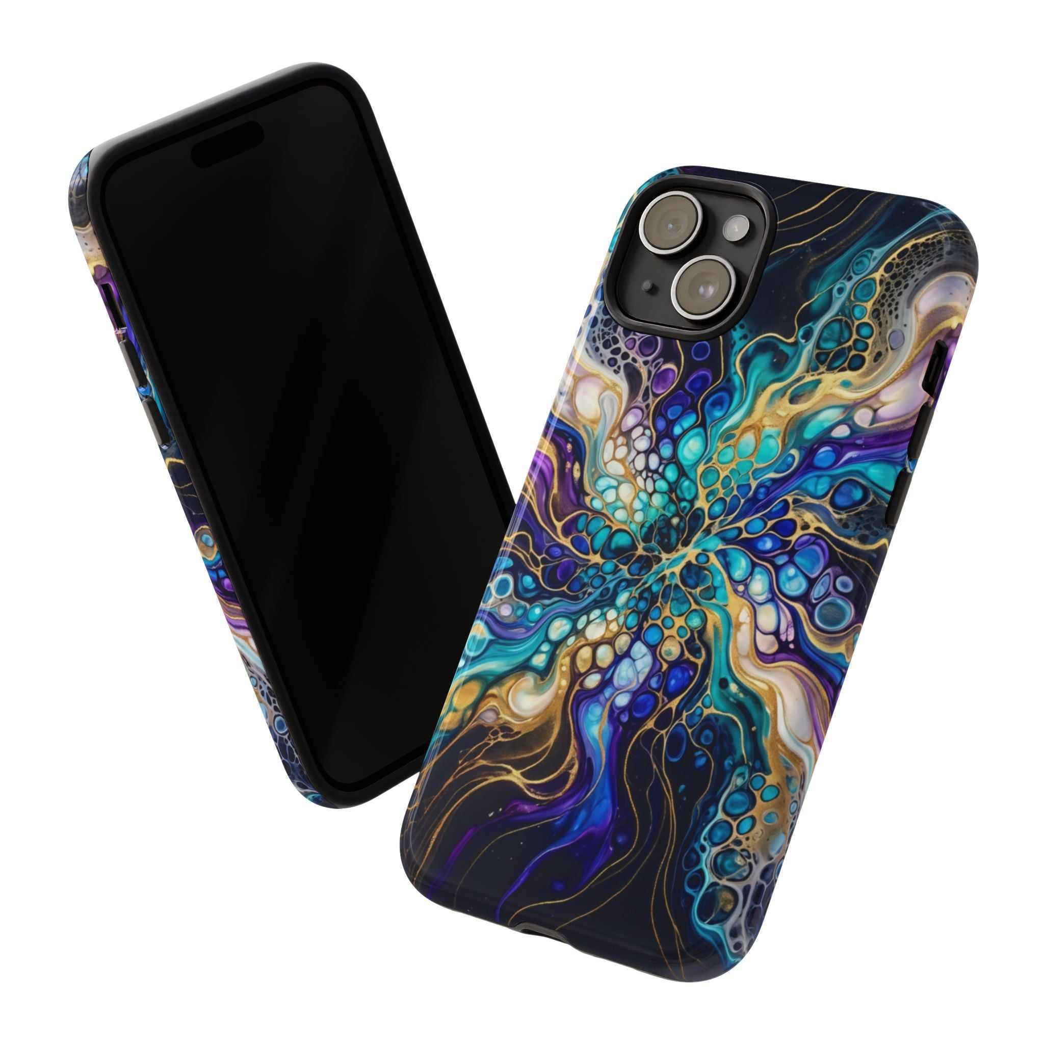 Liquid Cosmos Bloom - Phone Case
