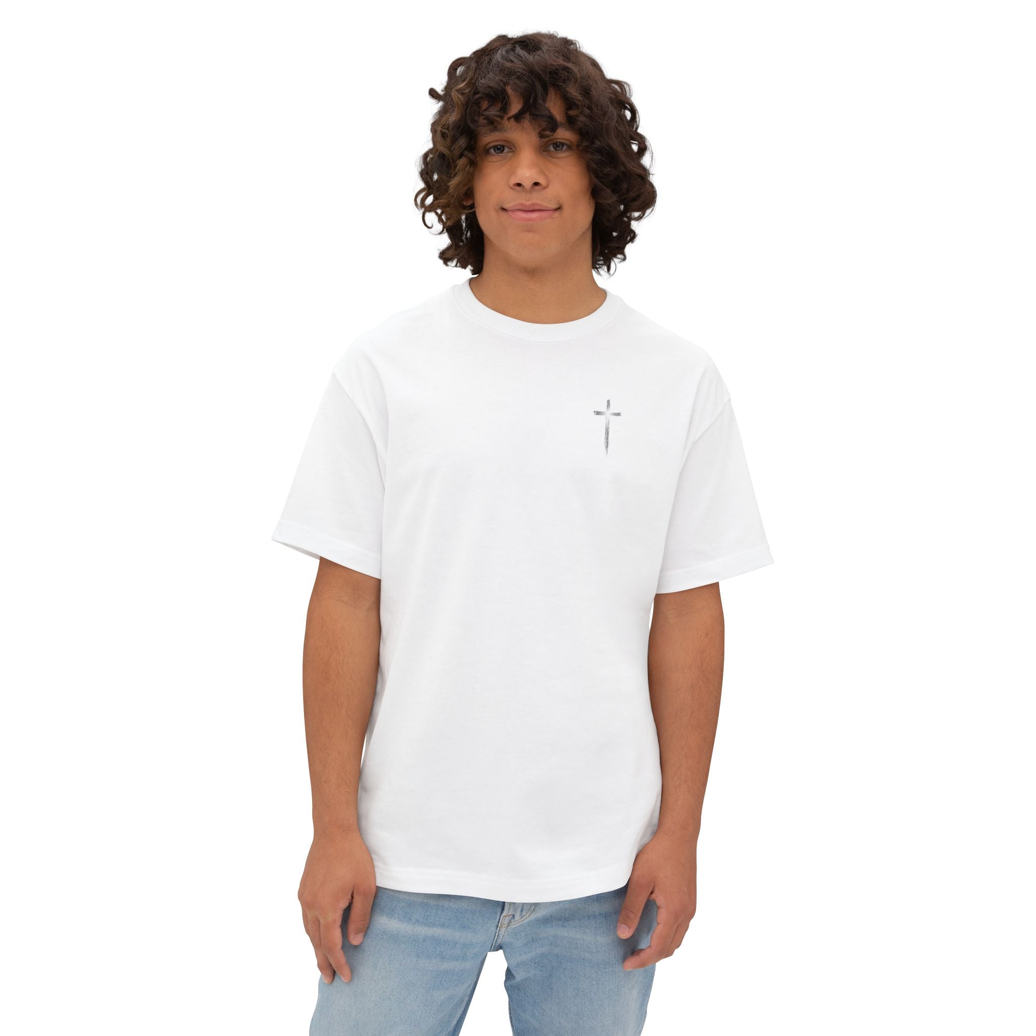 Goals Discipline Rise and Grind Oversized Tee — Graphic Boxy T-Shirt