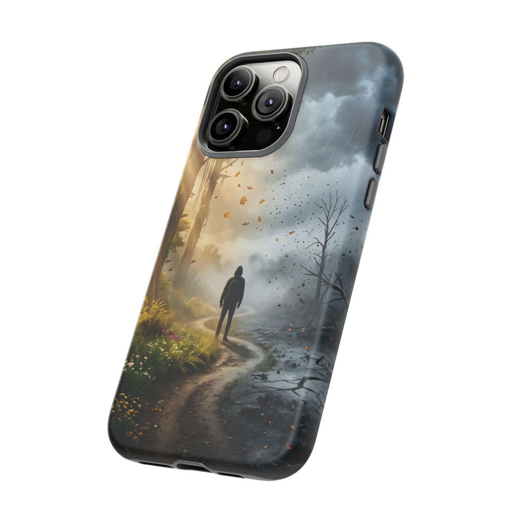 Contrasting Light/Dark Art - Phone Case