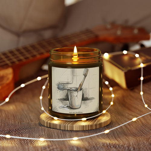Bathroom Toothbrush Humor Candle
