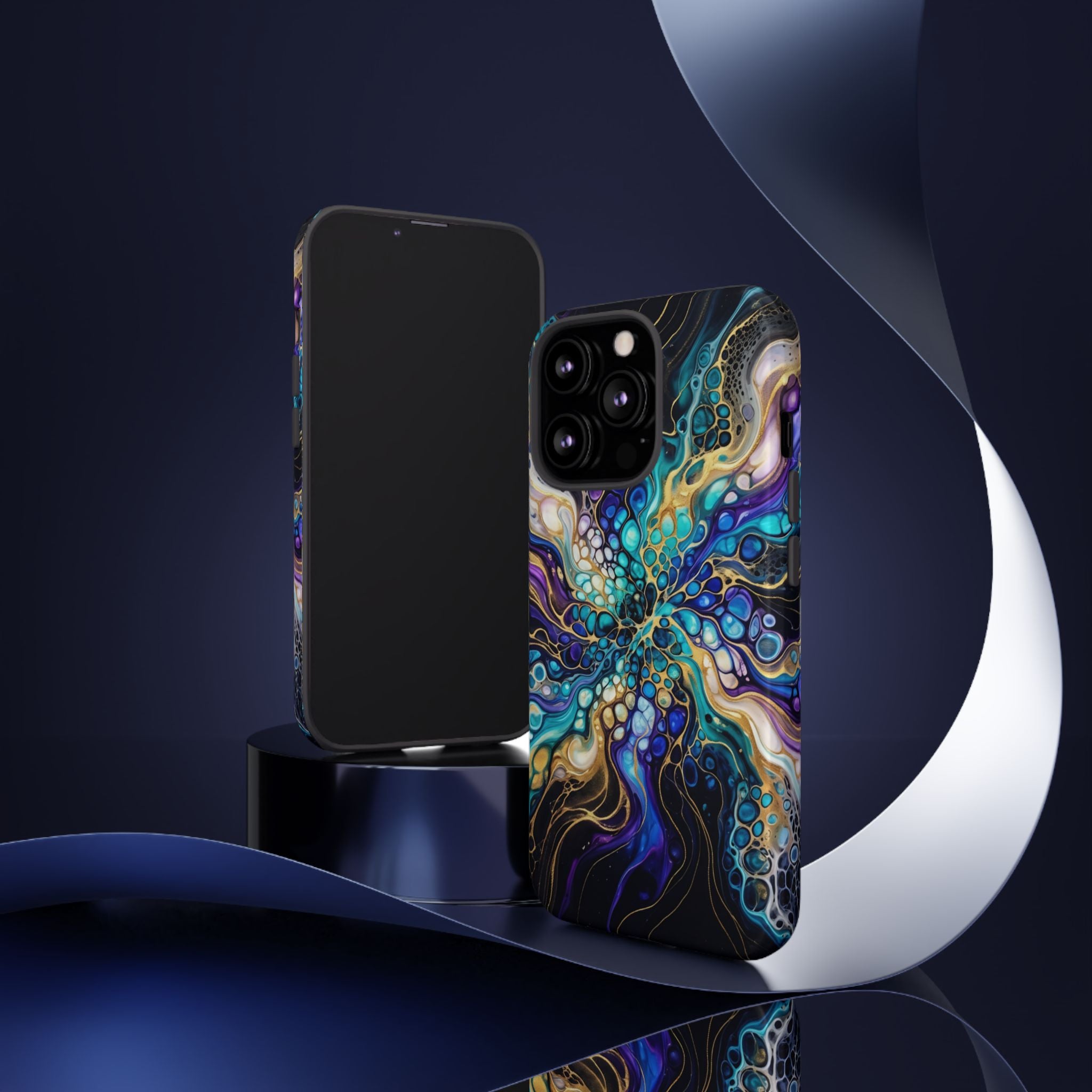 Liquid Cosmos Bloom - Phone Case