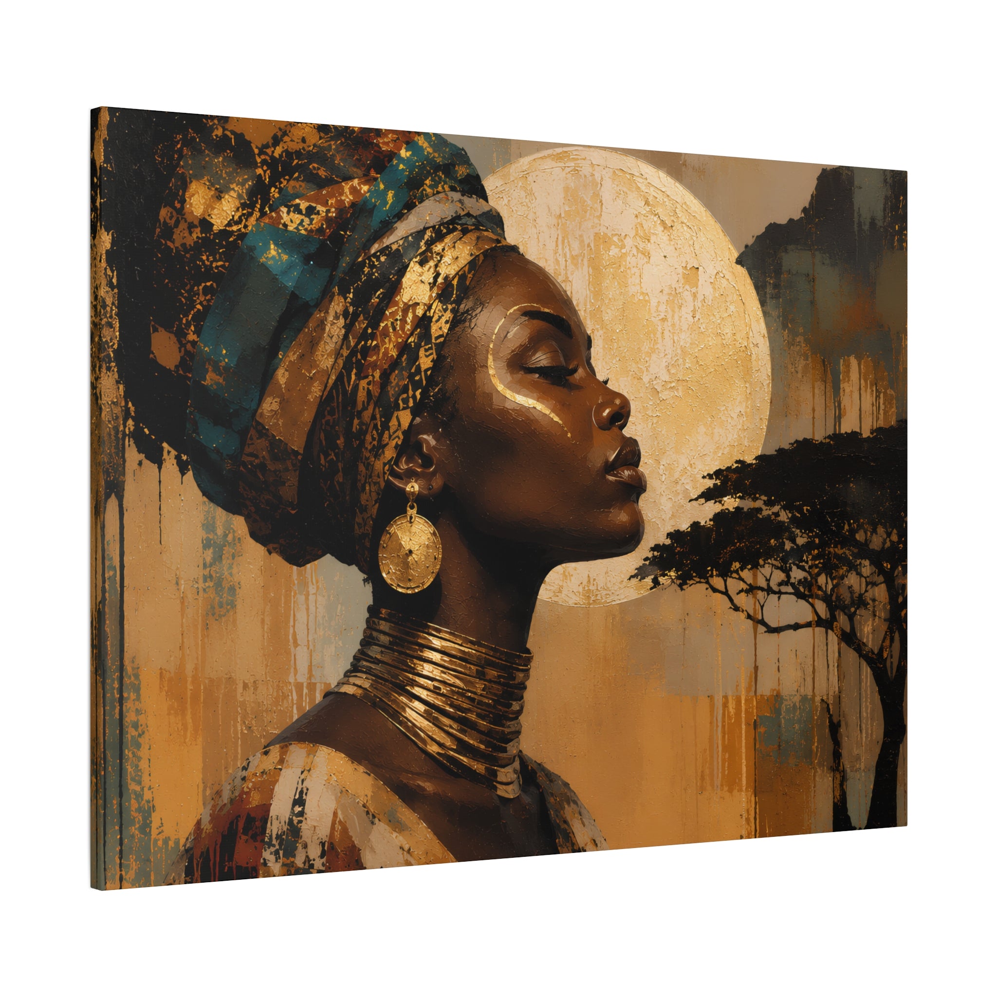 Nigerian Queen Matte Canvas