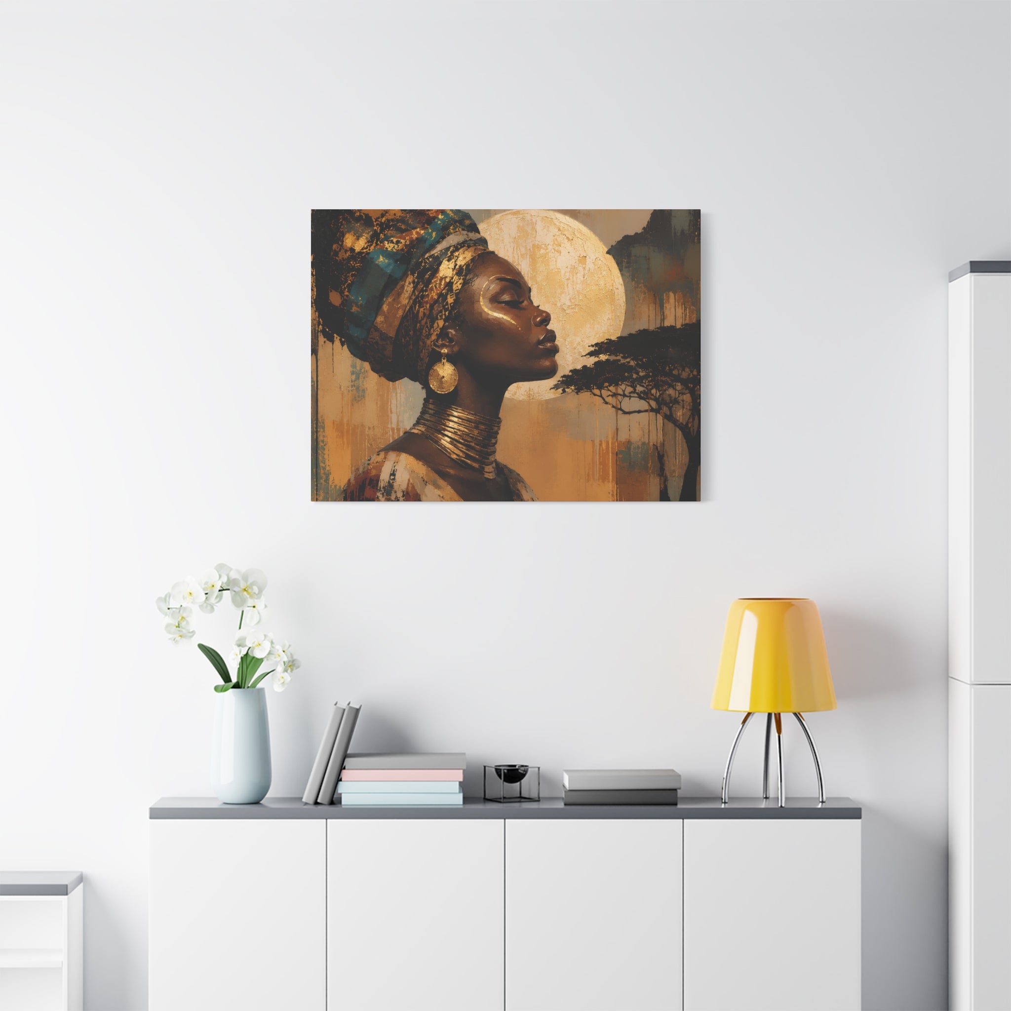 Nigerian Queen Matte Canvas