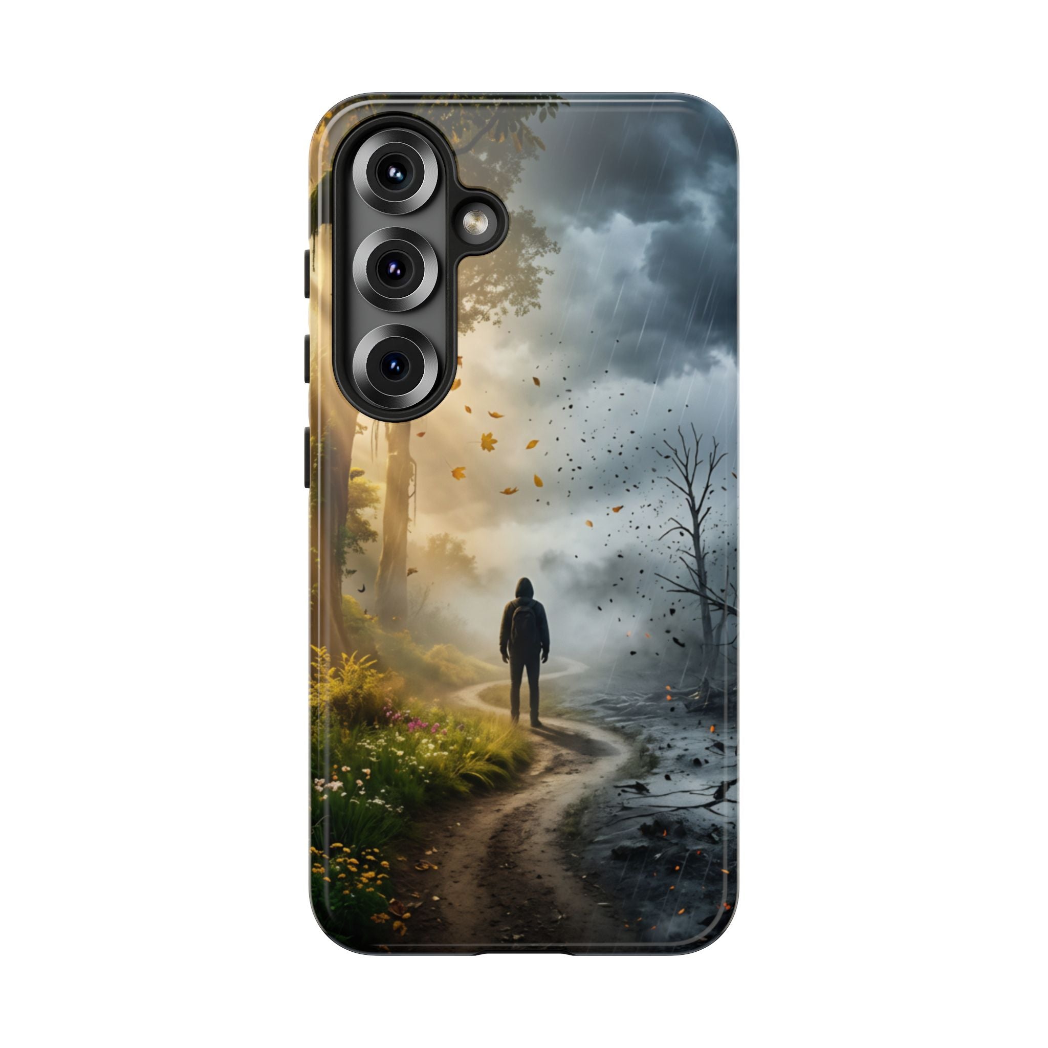Contrasting Light/Dark Art - Phone Case
