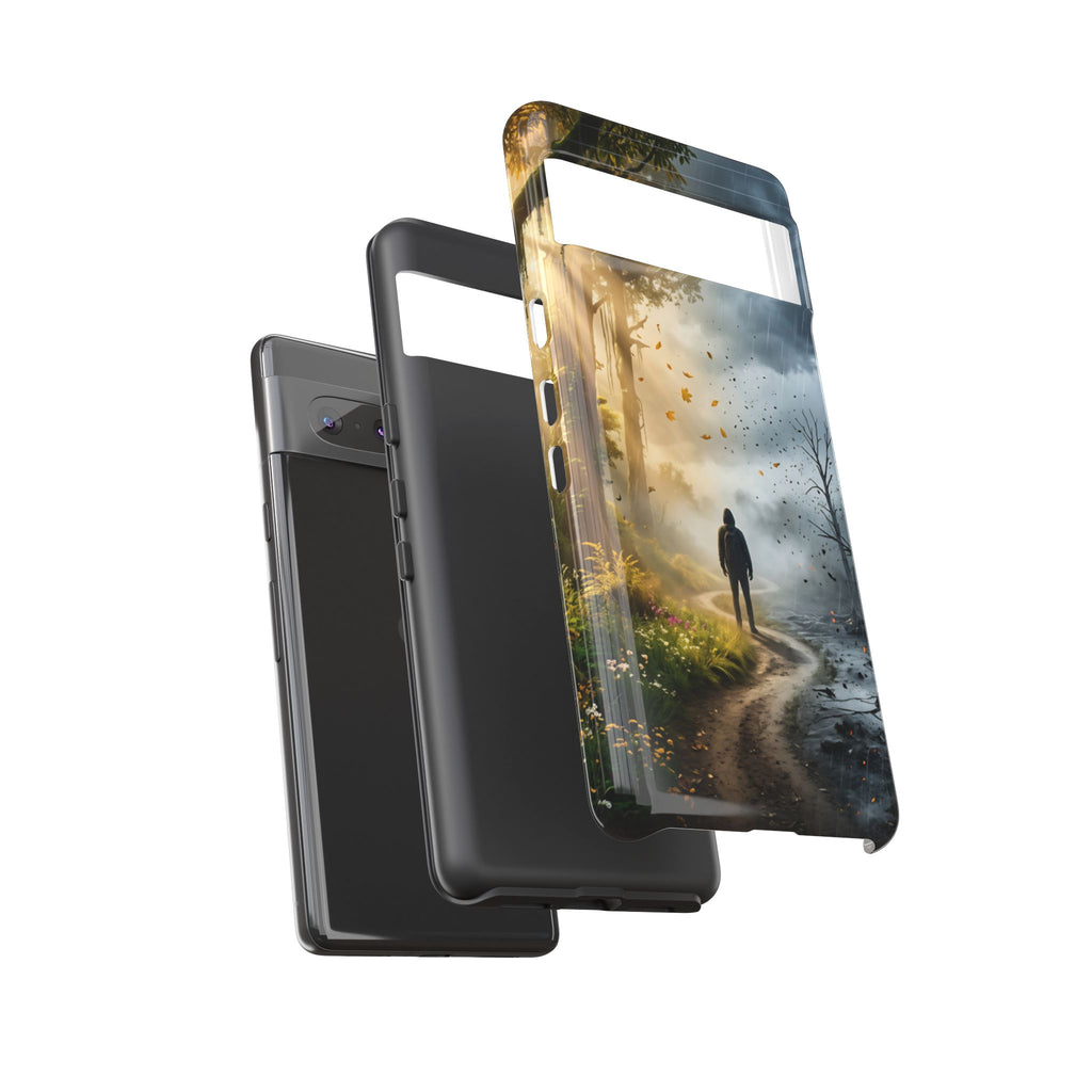 Contrasting Light/Dark Art - Phone Case