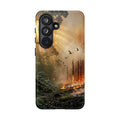 Contrasting Nature/Fire Art - Phone Case