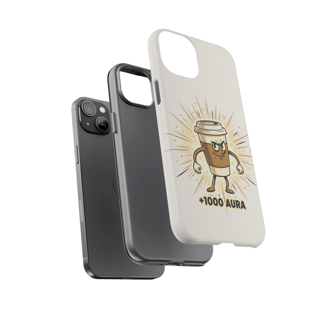 Coffee +1000 Aura - Phone Case