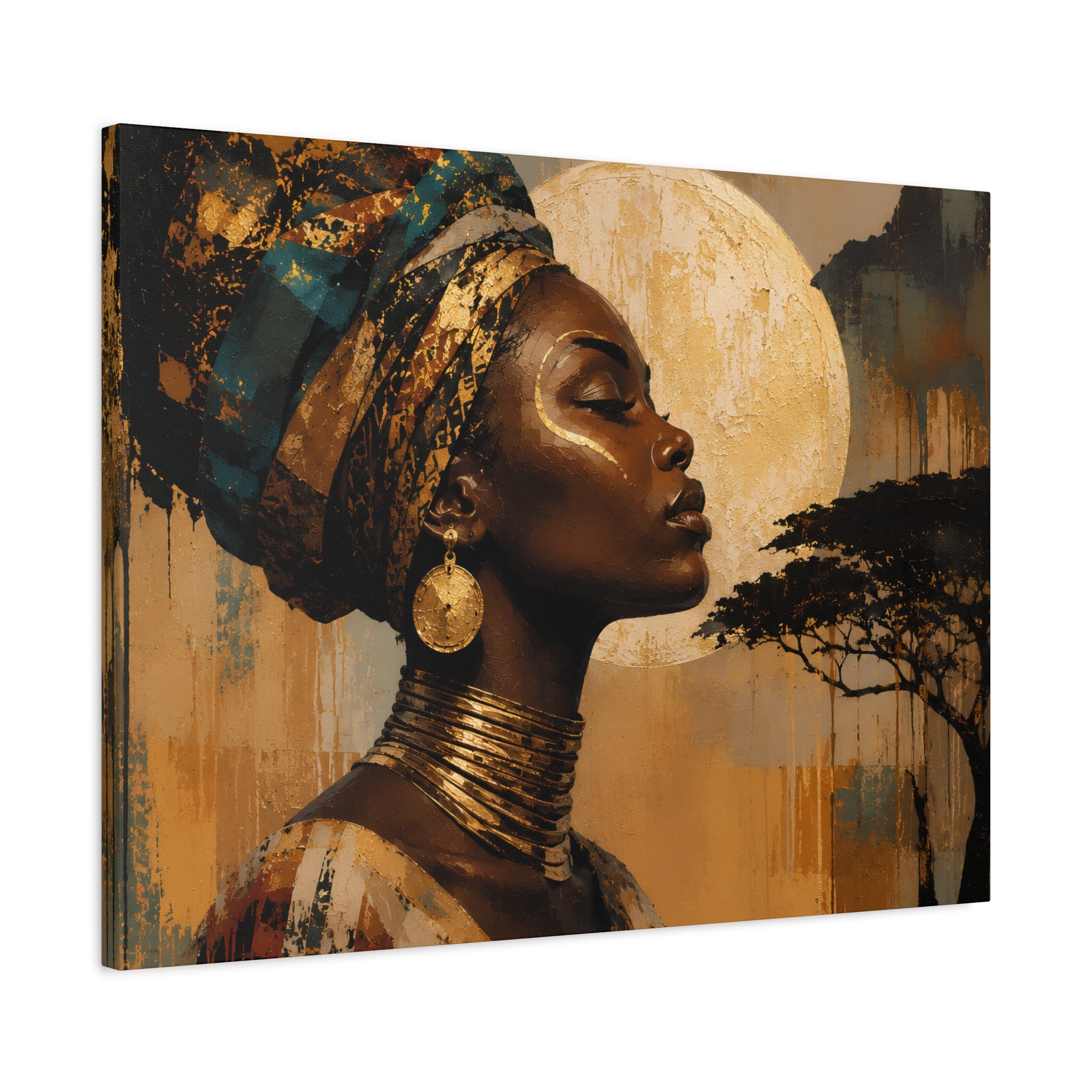 Nigerian Queen Matte Canvas