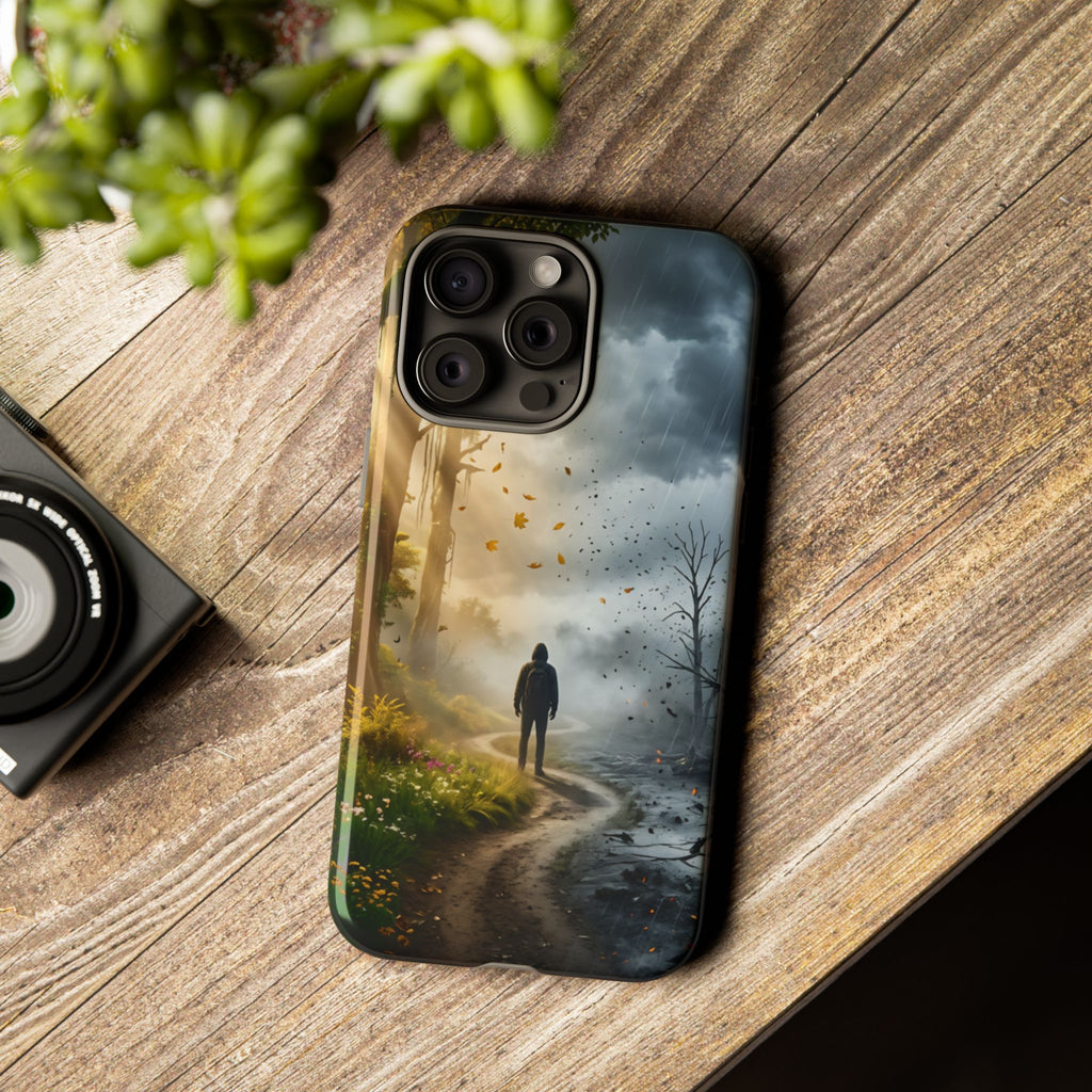 Contrasting Light/Dark Art - Phone Case