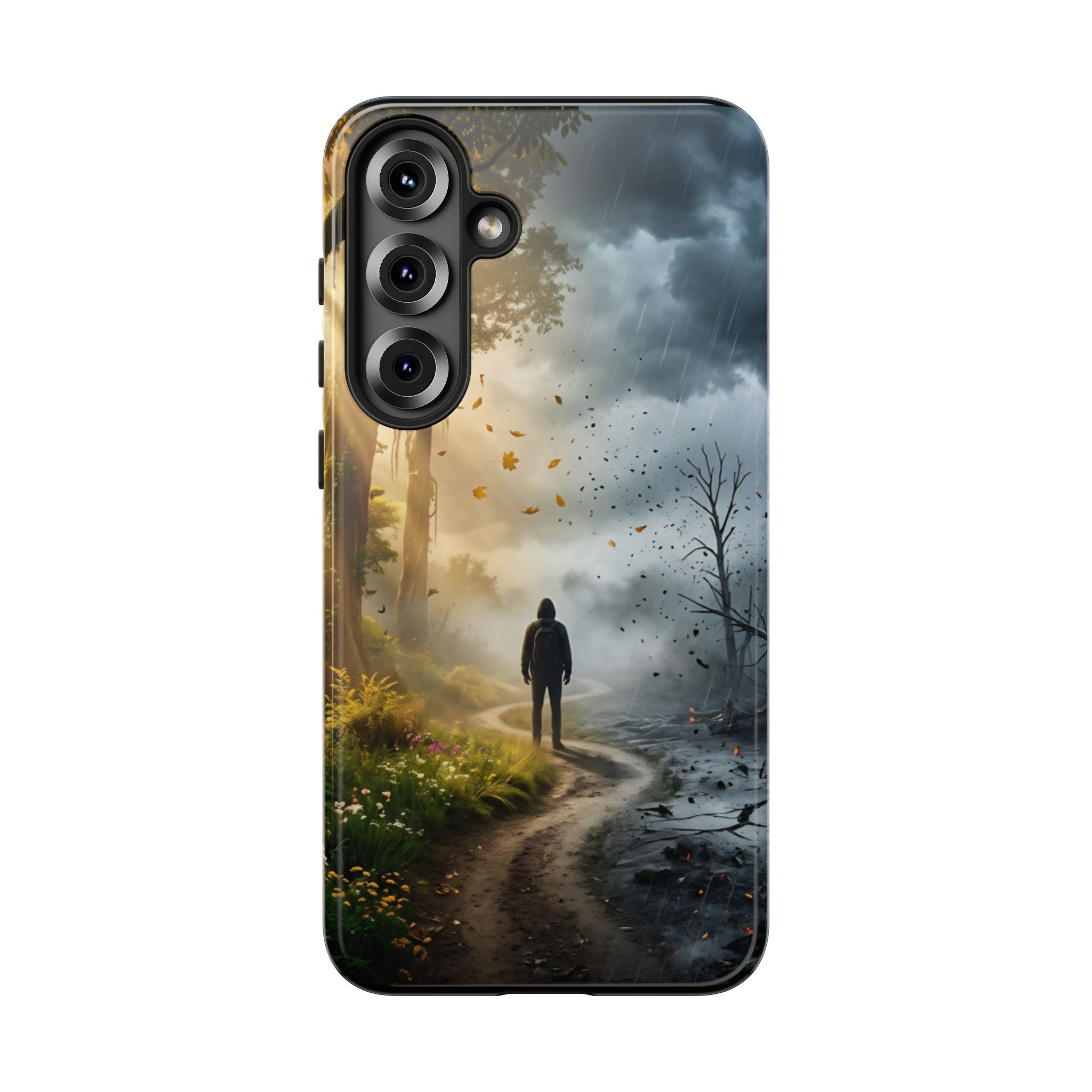 Contrasting Light/Dark Art - Phone Case