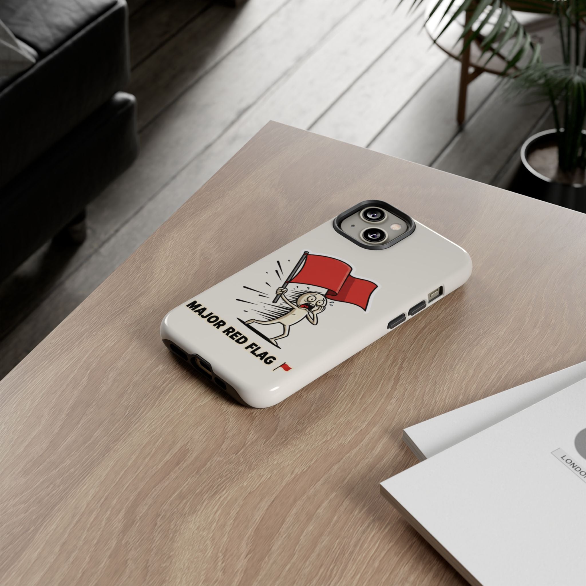 Major Red Flag Character - Phone Case