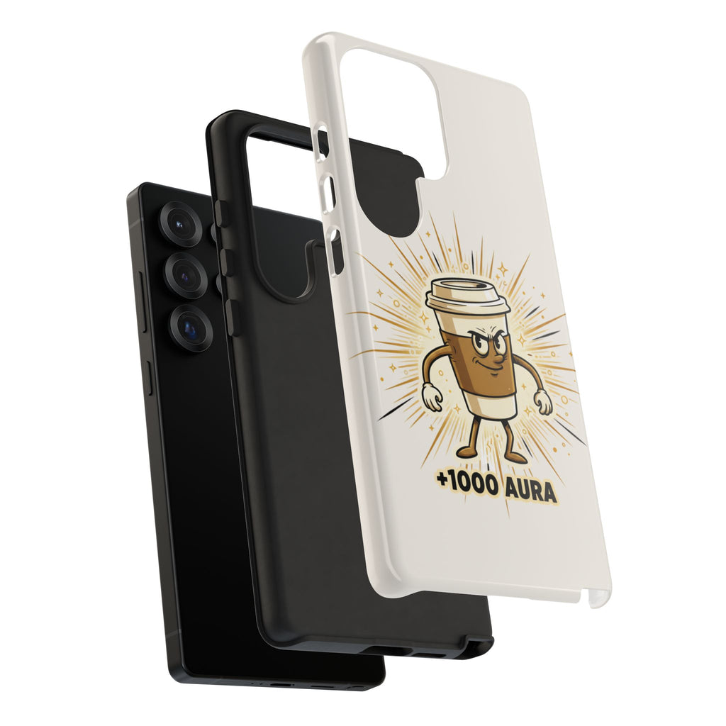 Coffee +1000 Aura - Phone Case