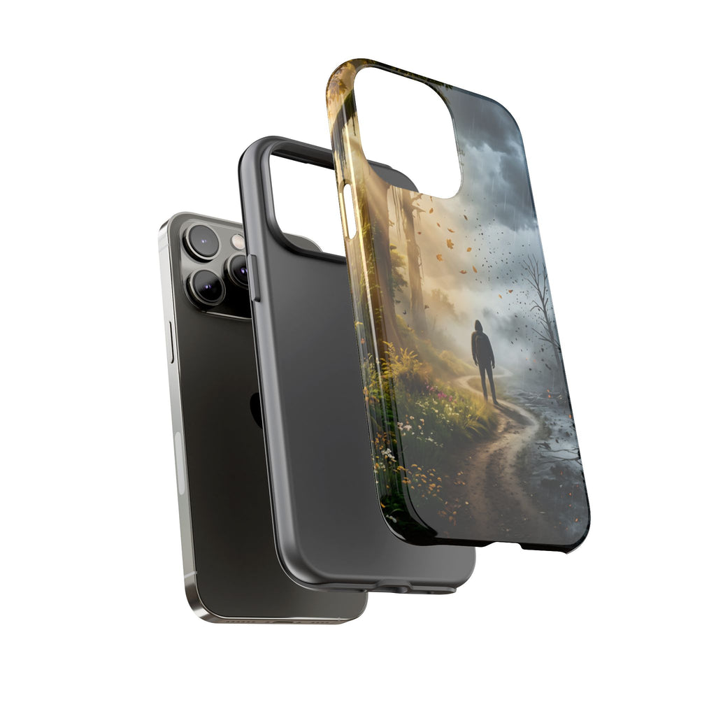 Contrasting Light/Dark Art - Phone Case