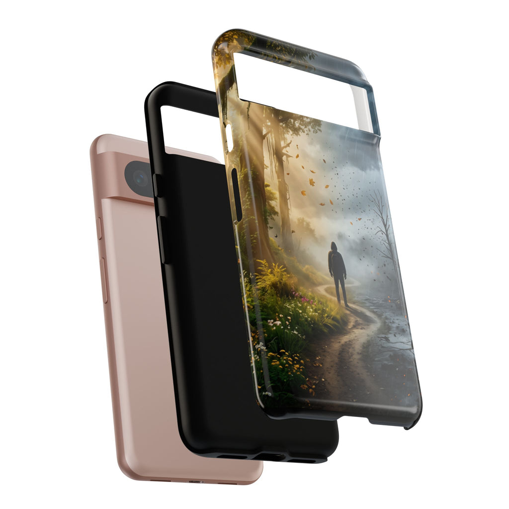 Contrasting Light/Dark Art - Phone Case