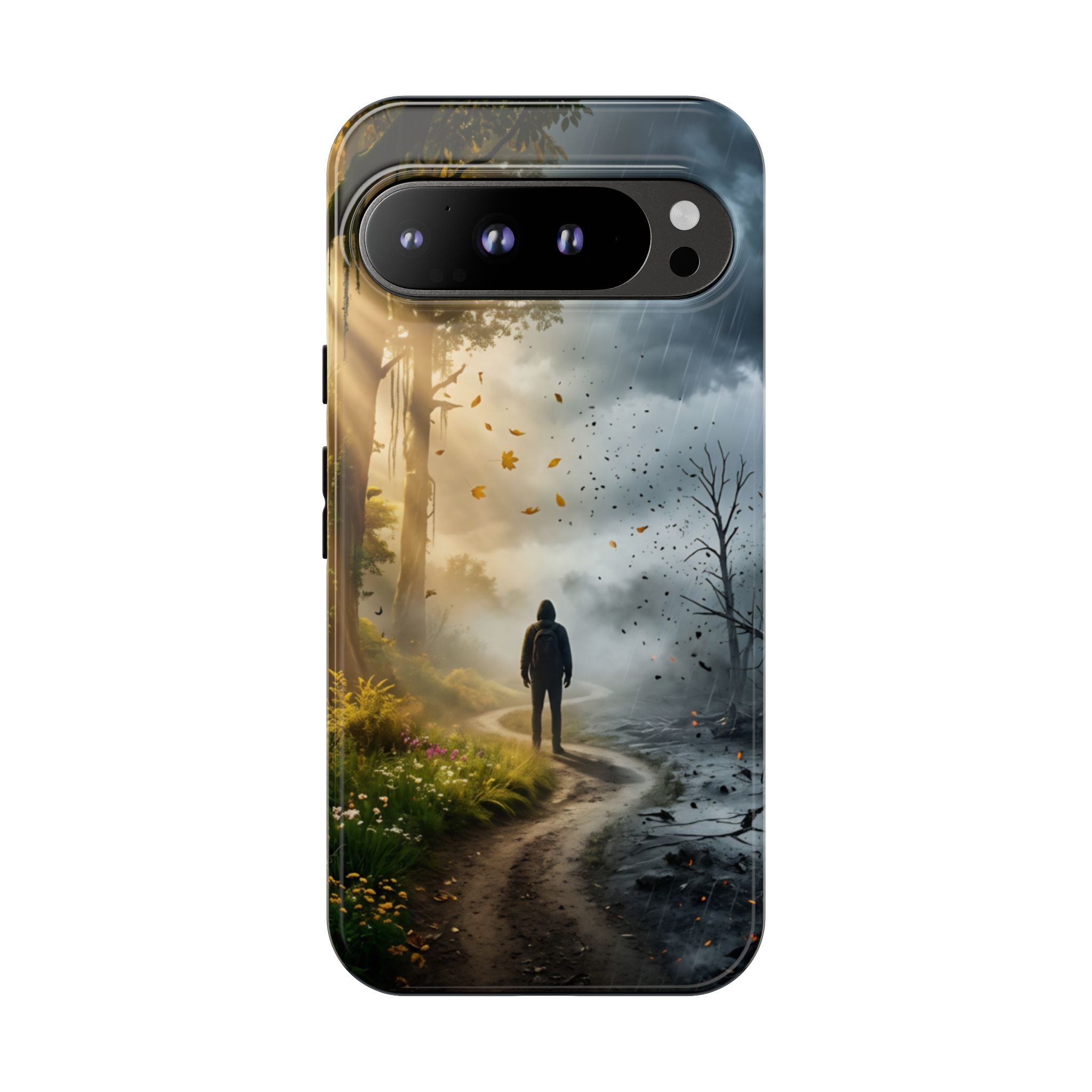 Contrasting Light/Dark Art - Phone Case