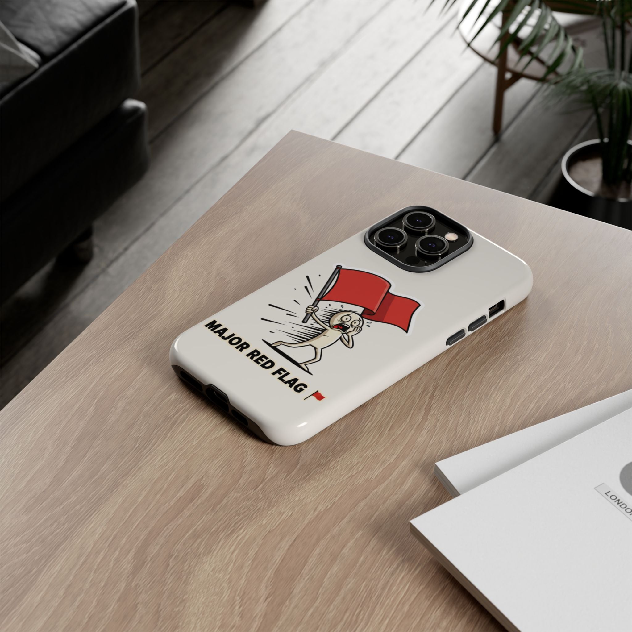 Major Red Flag Character - Phone Case