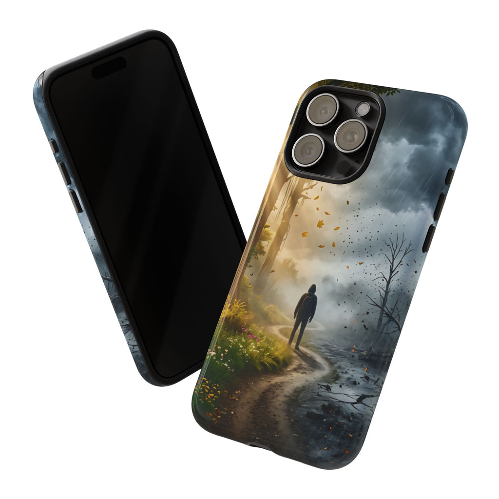 Contrasting Light/Dark Art - Phone Case