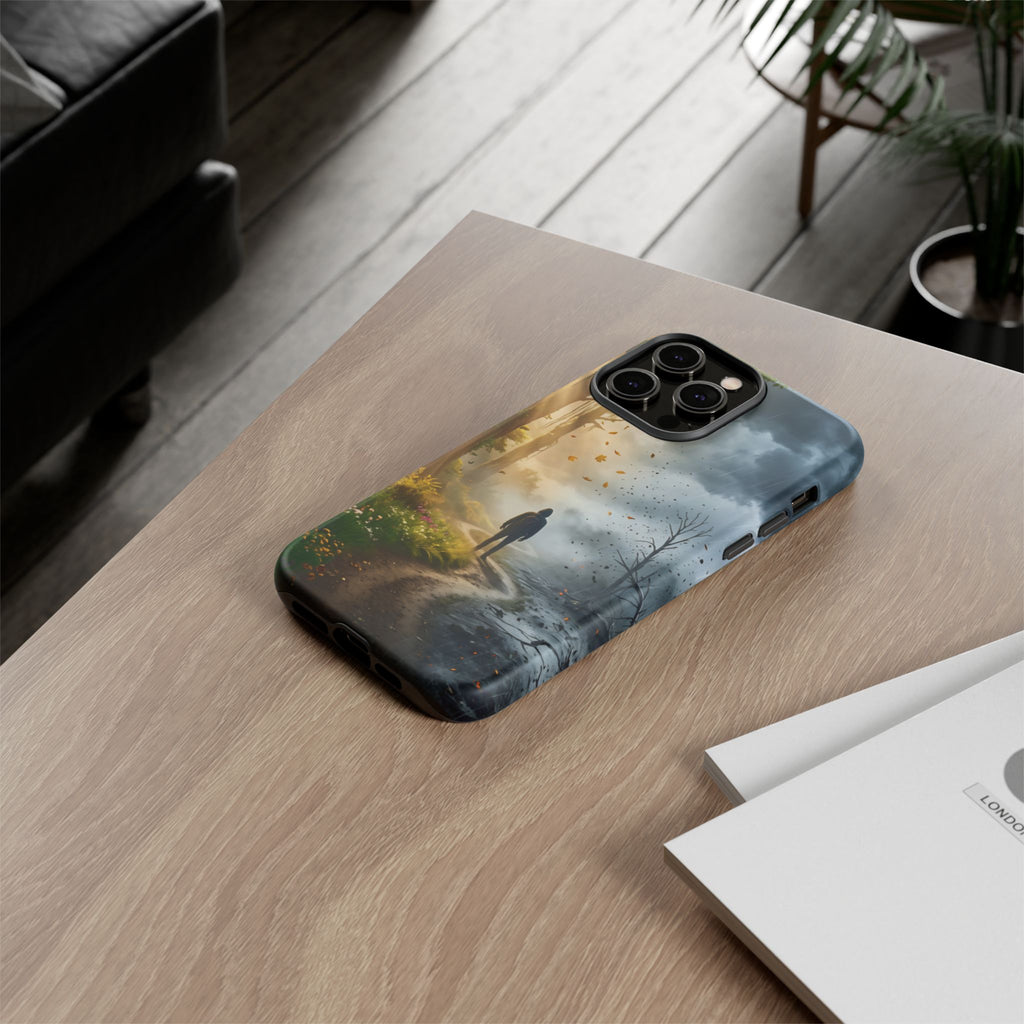 Contrasting Light/Dark Art - Phone Case