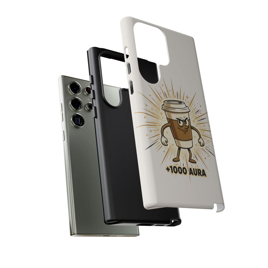 Coffee +1000 Aura - Phone Case