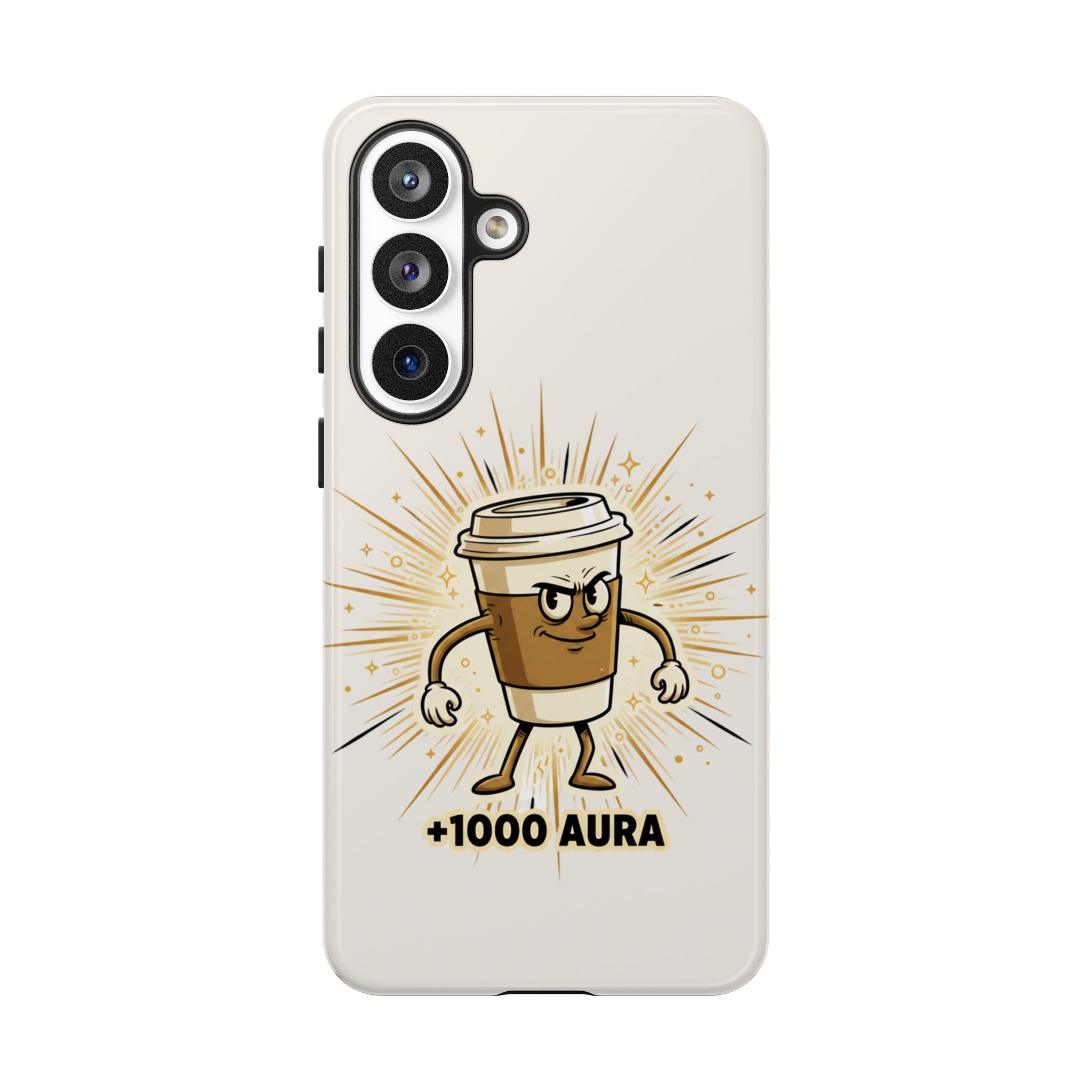Coffee +1000 Aura - Phone Case