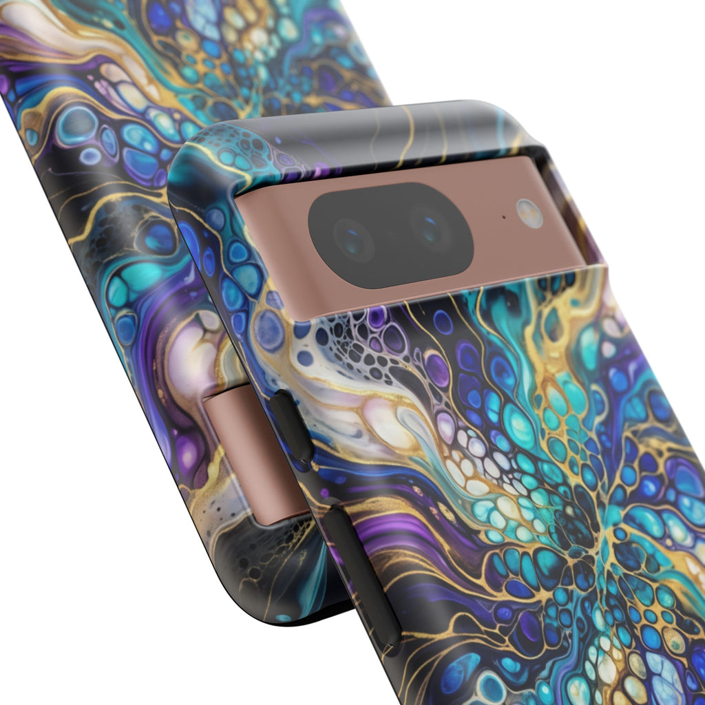 Liquid Cosmos Bloom - Phone Case