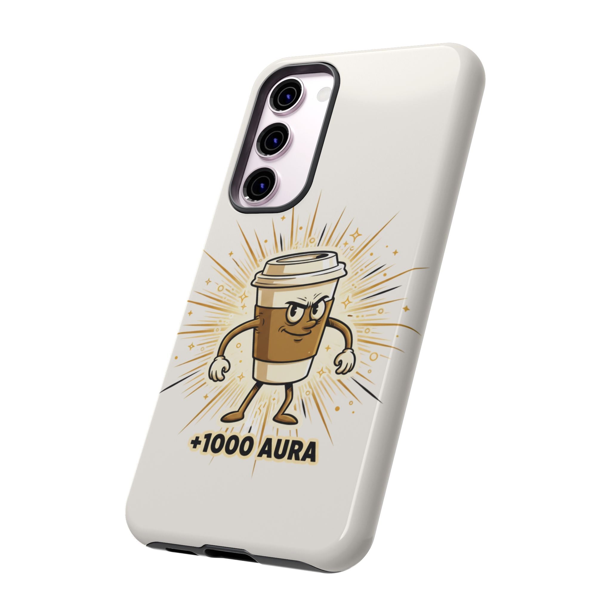 Coffee +1000 Aura - Phone Case