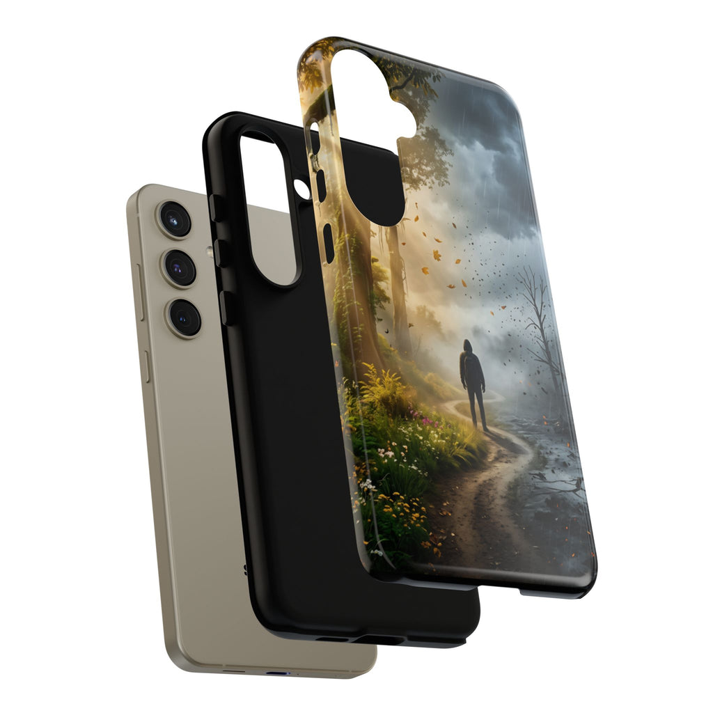 Contrasting Light/Dark Art - Phone Case