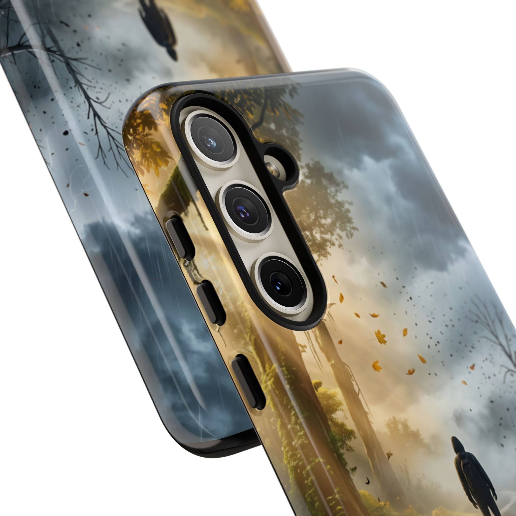 Contrasting Light/Dark Art - Phone Case