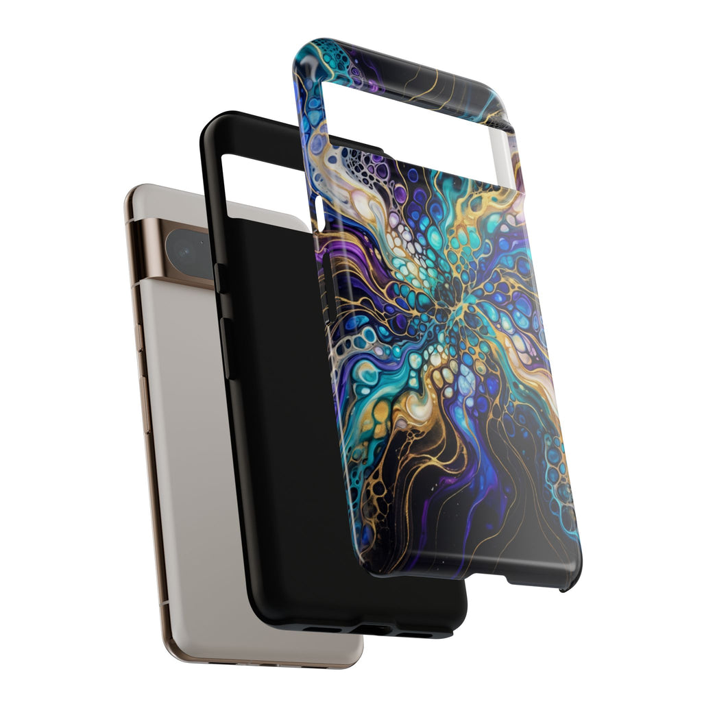 Liquid Cosmos Bloom - Phone Case