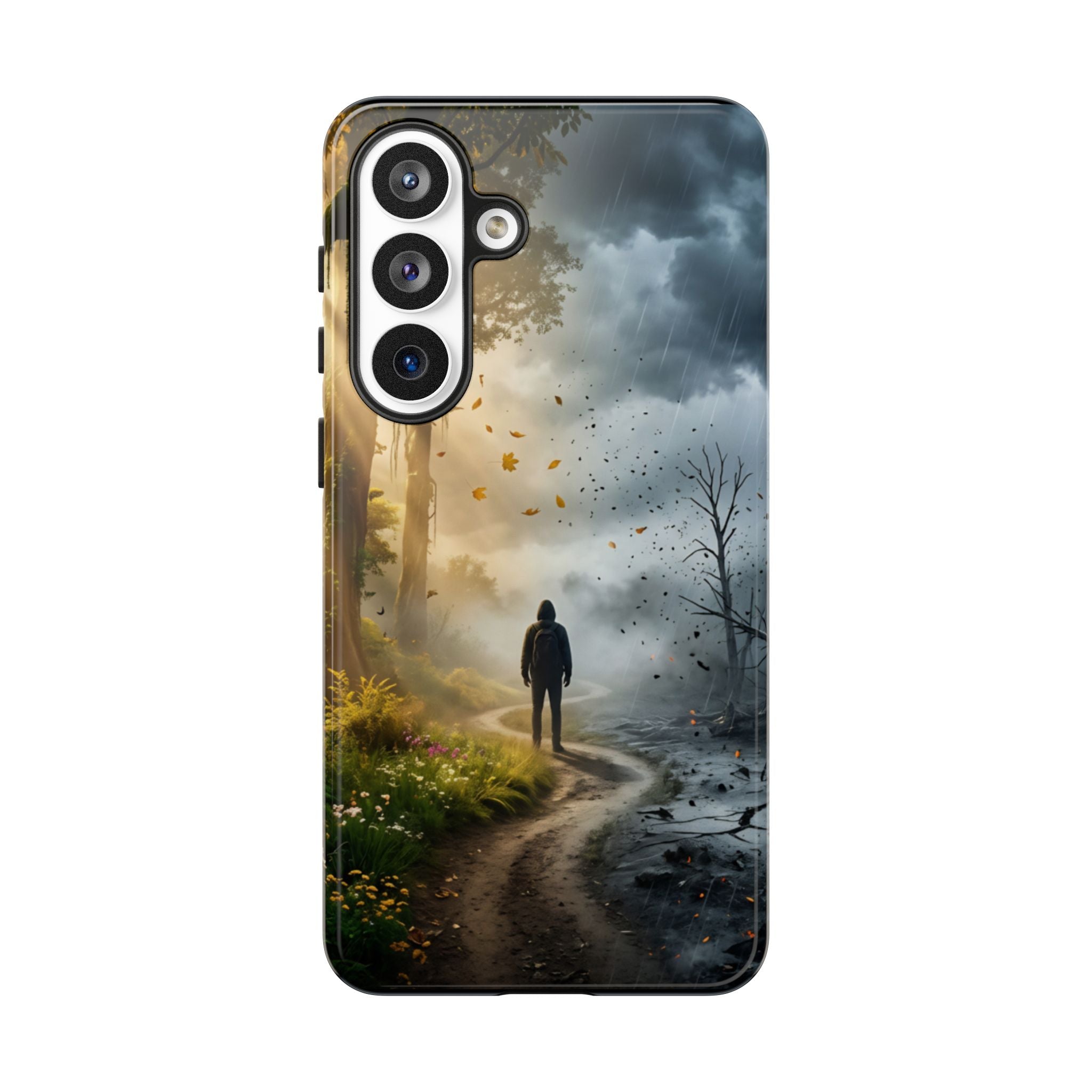 Contrasting Light/Dark Art - Phone Case