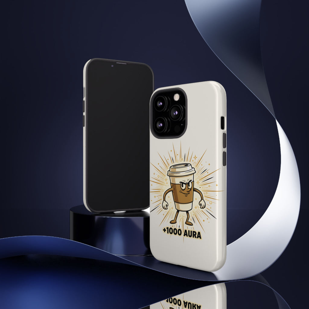 Coffee +1000 Aura - Phone Case