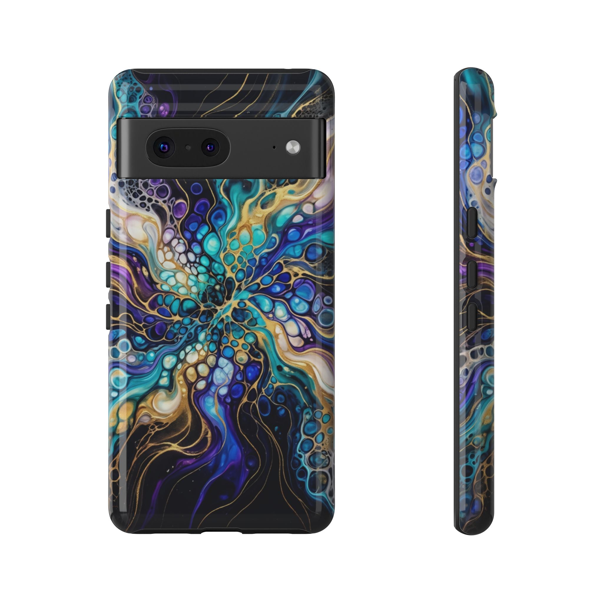 Liquid Cosmos Bloom - Phone Case