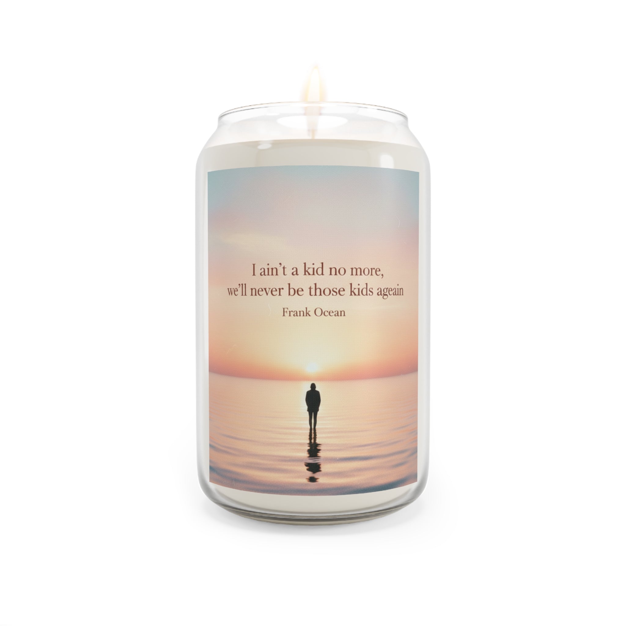 Frank Ocean Lyric Sunset Candle | Soy Candle 13.75oz