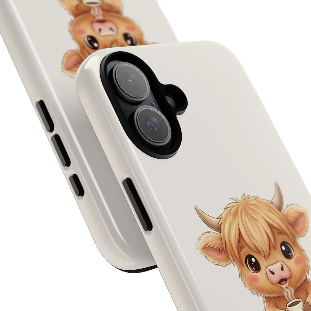 Highland Cow Phone Case — Don’t Talk to Me Design