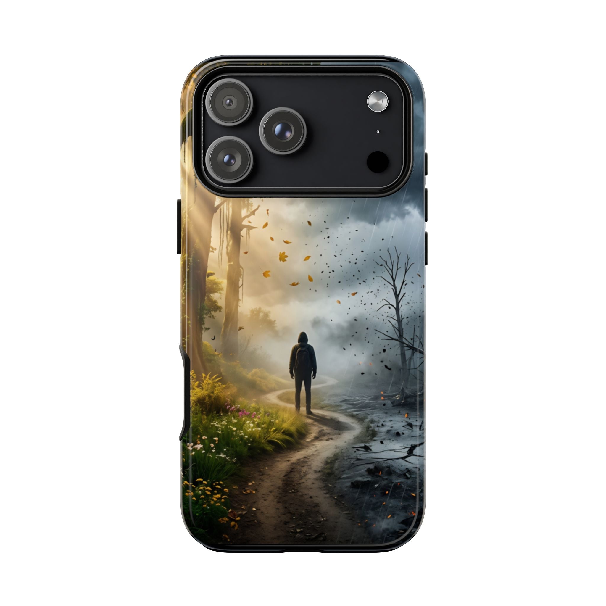 Contrasting Light/Dark Art - Phone Case