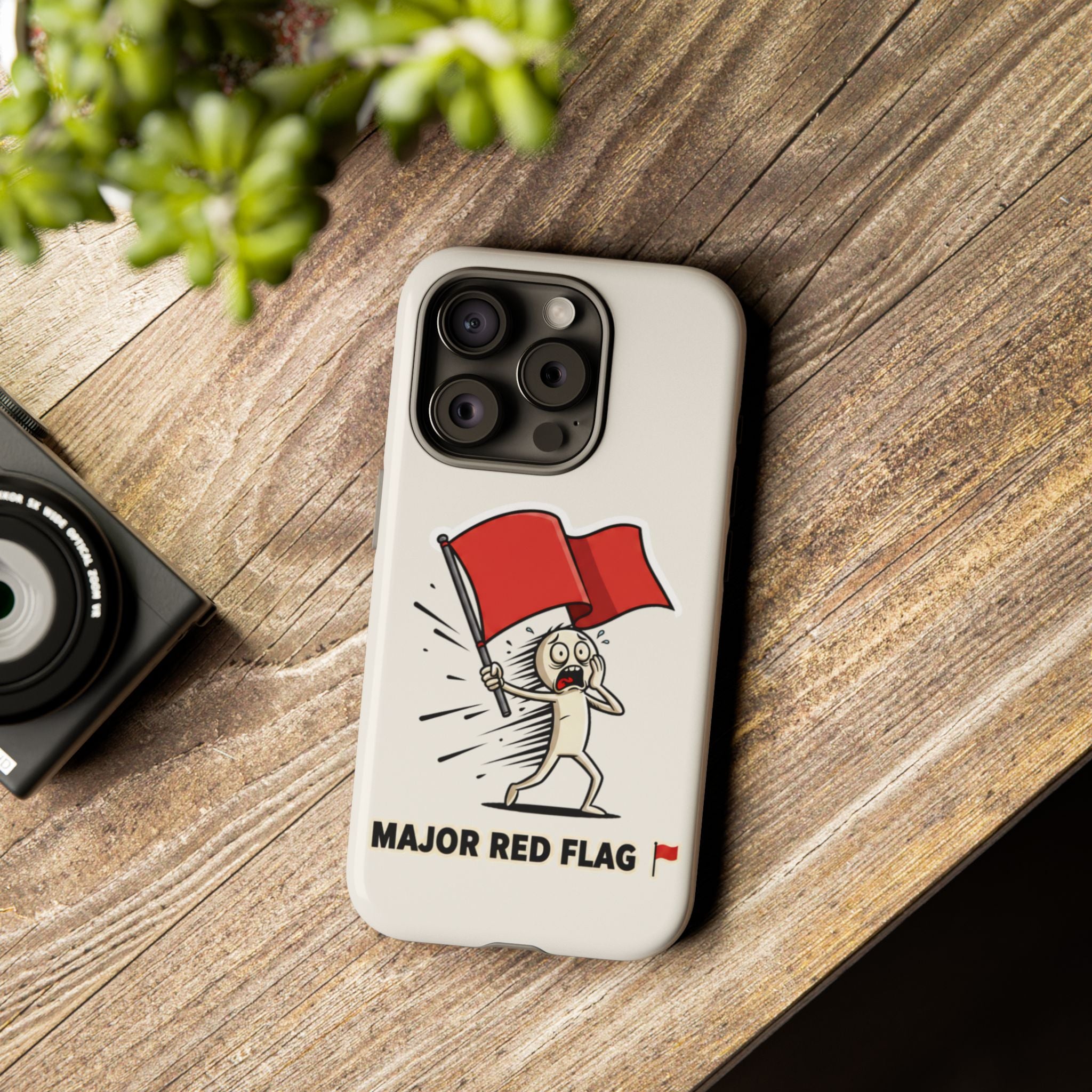 Major Red Flag Character - Phone Case