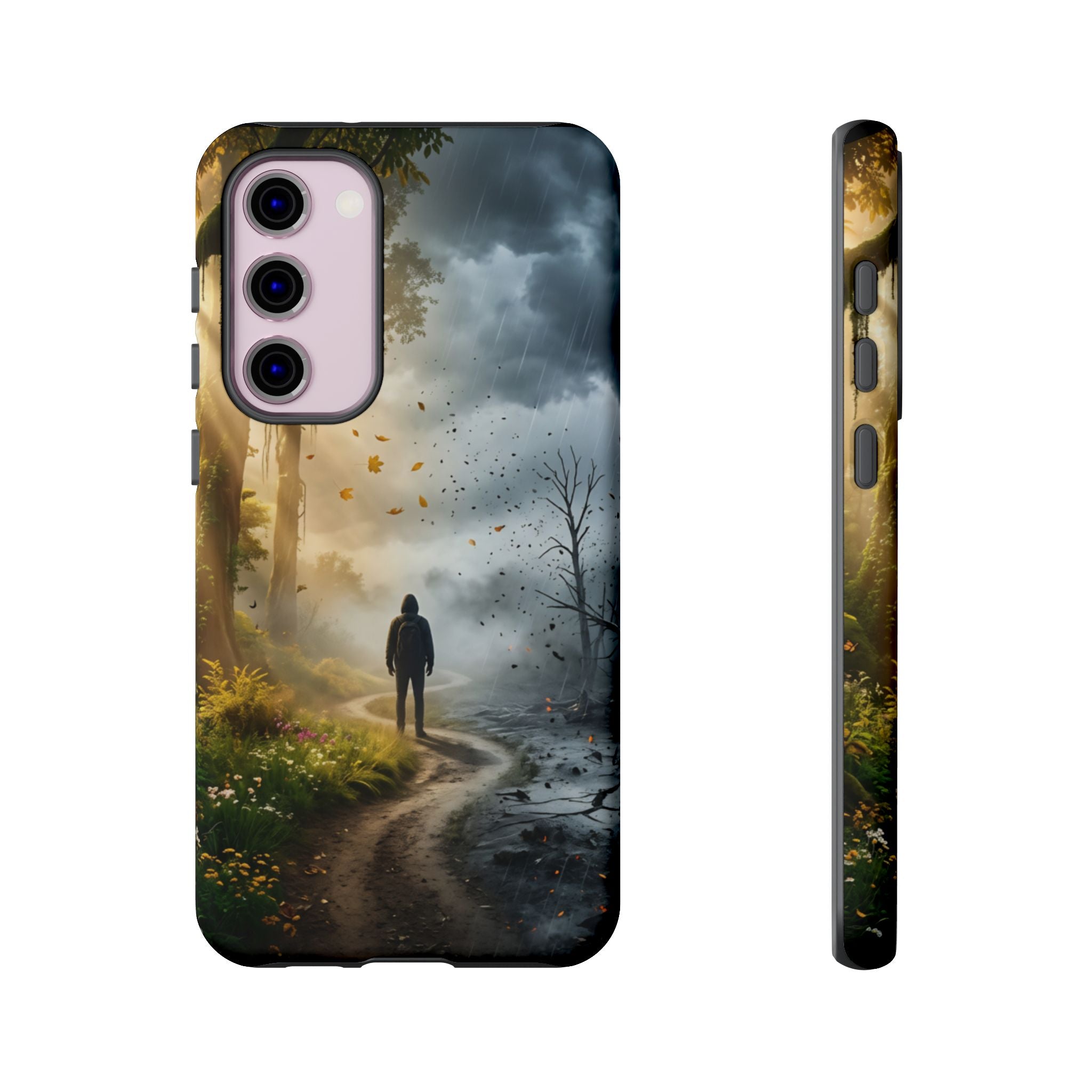 Contrasting Light/Dark Art - Phone Case