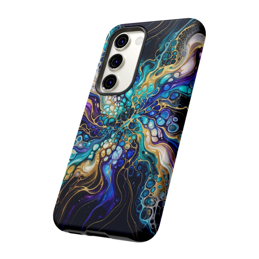 Liquid Cosmos Bloom - Phone Case
