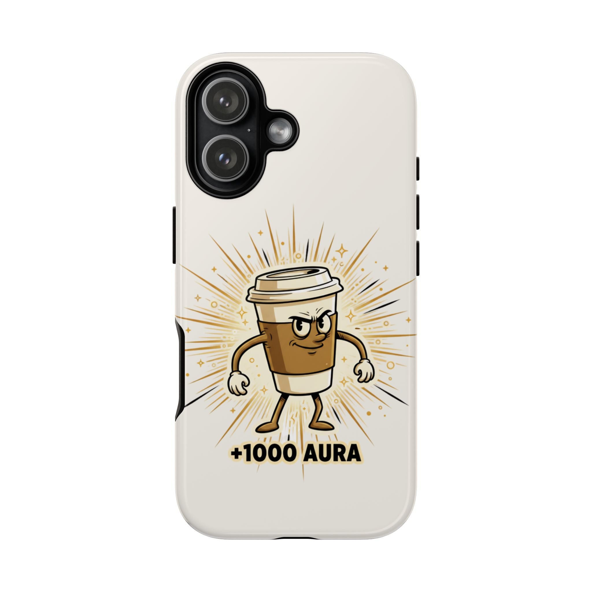 Coffee +1000 Aura - Phone Case