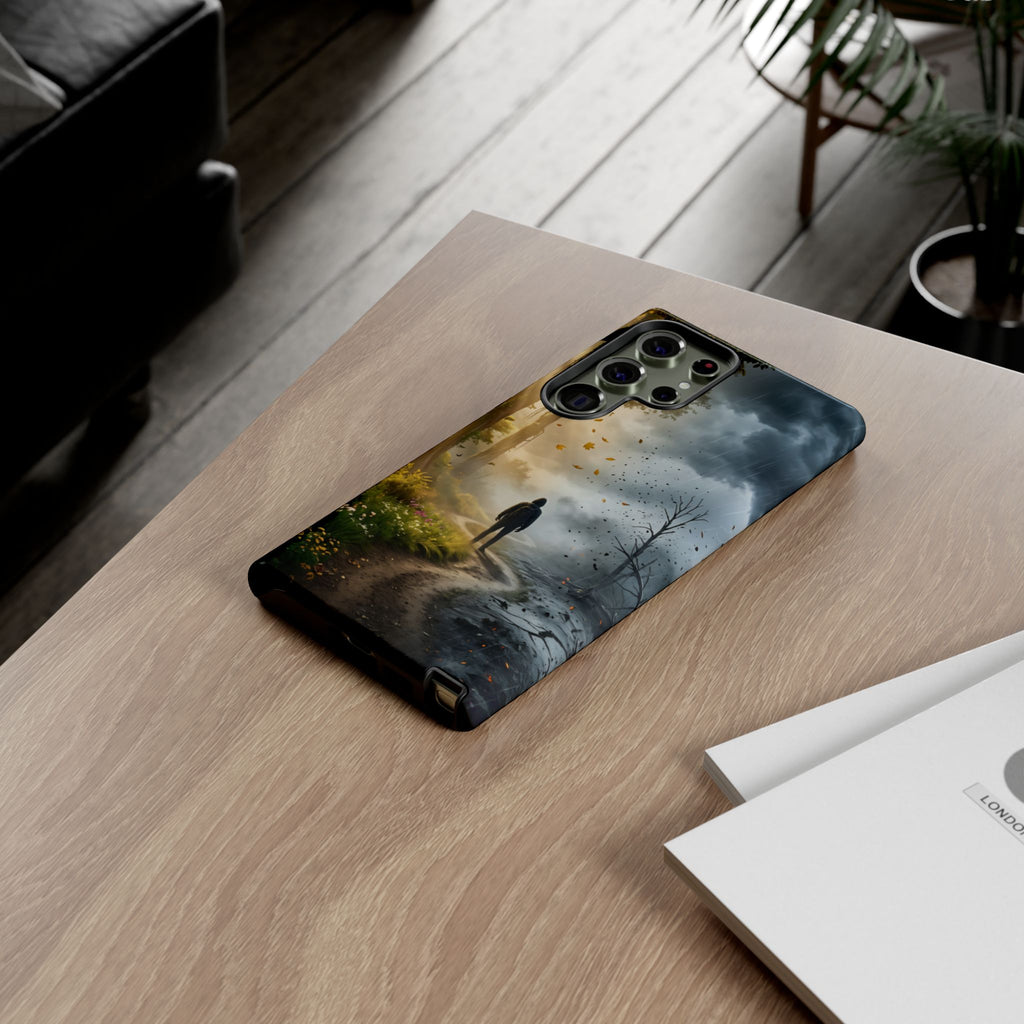 Contrasting Light/Dark Art - Phone Case