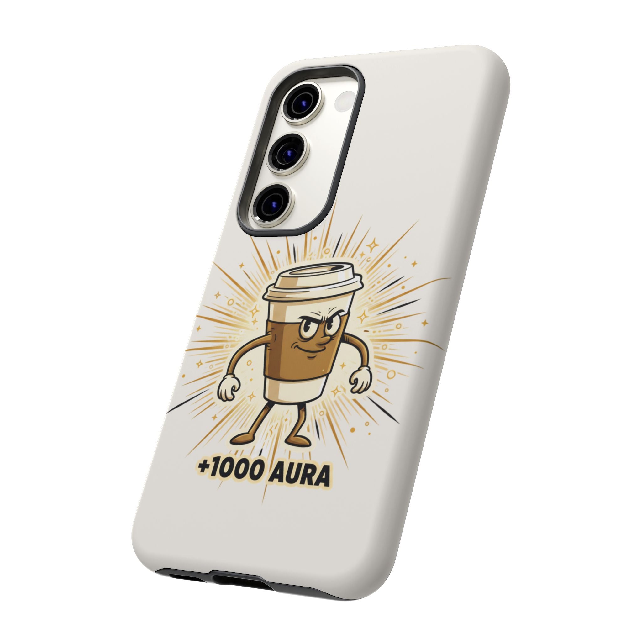 Coffee +1000 Aura - Phone Case