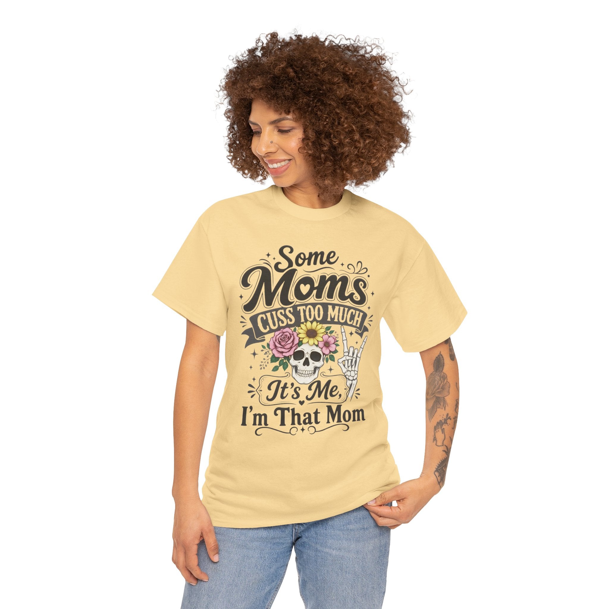 Moms Cuss Too Much Fun Tee