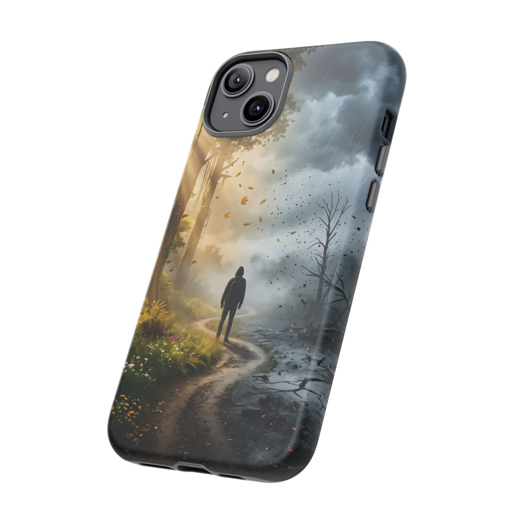 Contrasting Light/Dark Art - Phone Case