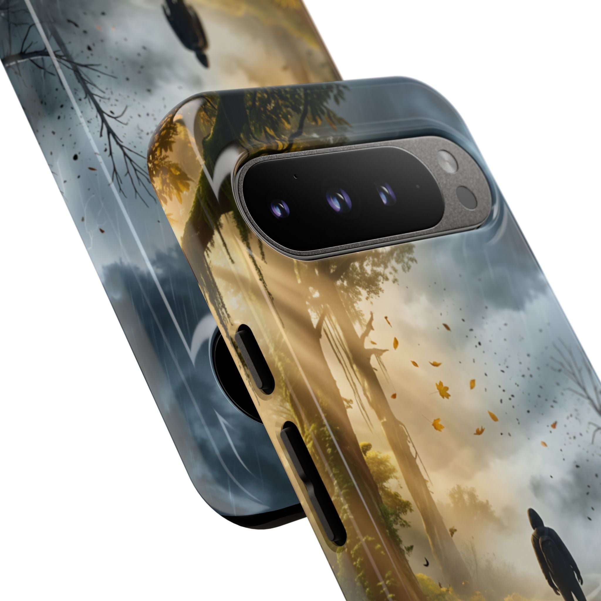Contrasting Light/Dark Art - Phone Case