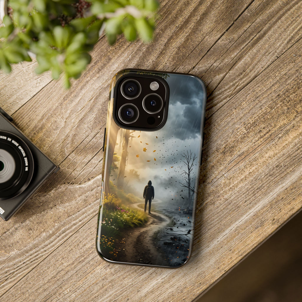 Contrasting Light/Dark Art - Phone Case